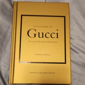 🖤Gucci Gold Hardcover Book